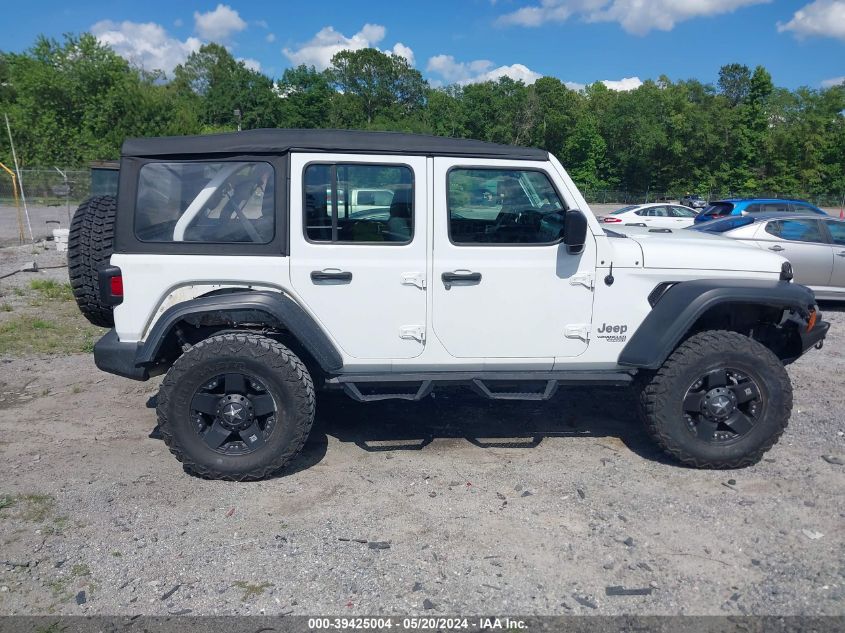 2018 Jeep Wrangler Unlimited Sport 4X4 VIN: 1C4HJXDG2JW284939 Lot: 39425004