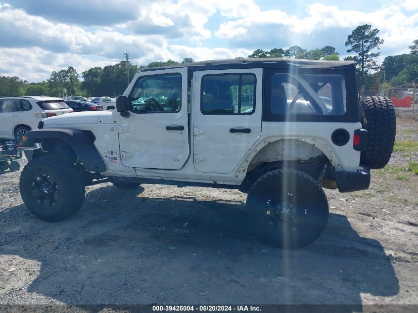 2018 Jeep Wrangler Unlimited Sport 4X4 VIN: 1C4HJXDG2JW284939 Lot: 39425004