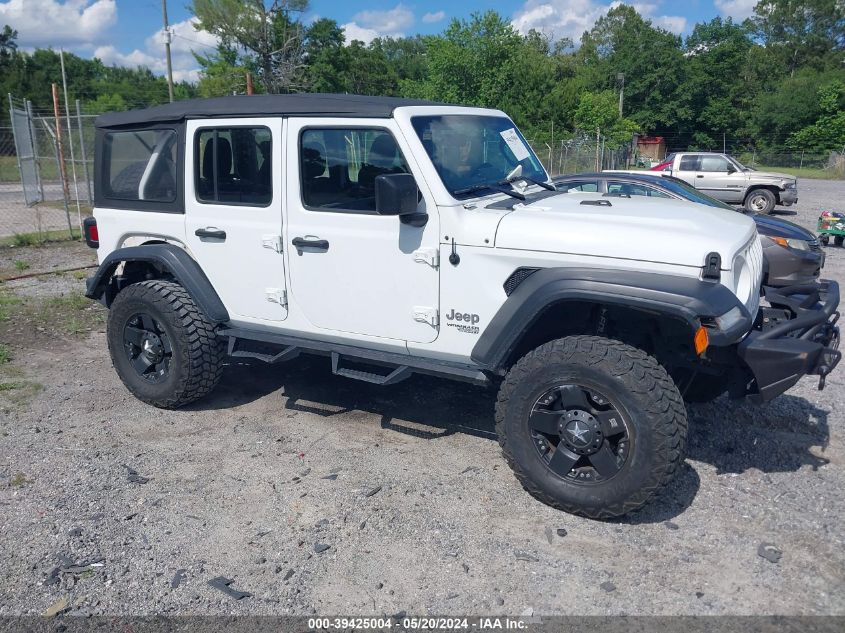 2018 Jeep Wrangler Unlimited Sport 4X4 VIN: 1C4HJXDG2JW284939 Lot: 39425004