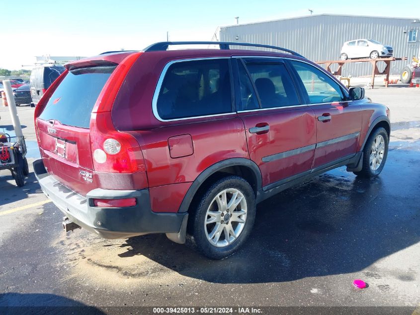 2004 Volvo Xc90 T6 VIN: YV1CZ91H541072561 Lot: 39425013