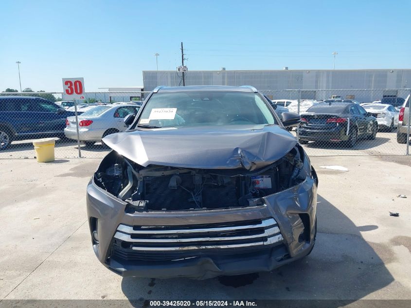 2017 Toyota Highlander Xle VIN: 5TDKZRFH0HS523365 Lot: 39425020