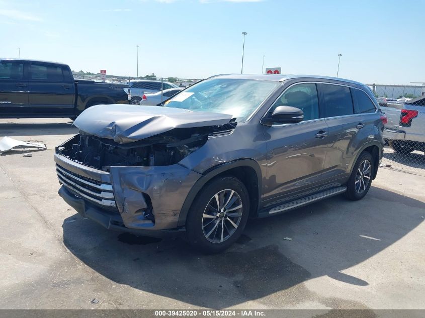 2017 Toyota Highlander Xle VIN: 5TDKZRFH0HS523365 Lot: 39425020