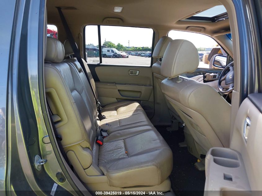 2009 Honda Pilot Ex-L VIN: 5FNYF48539B004034 Lot: 39425019