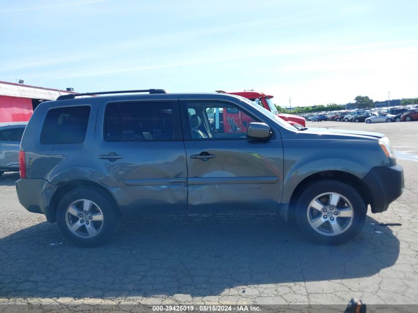 2009 Honda Pilot Ex-L VIN: 5FNYF48539B004034 Lot: 39425019