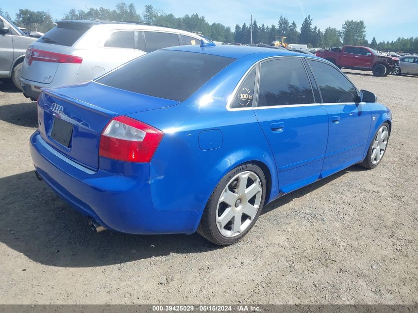 2005 Audi S4 4.2 VIN: WAUPL68E95A033442 Lot: 40554327