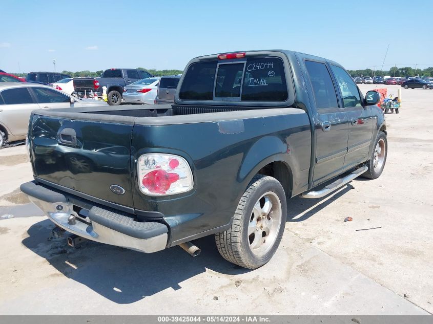 2002 Ford F150 Supercrew VIN: 1FTRW076X2KC24044 Lot: 39425044