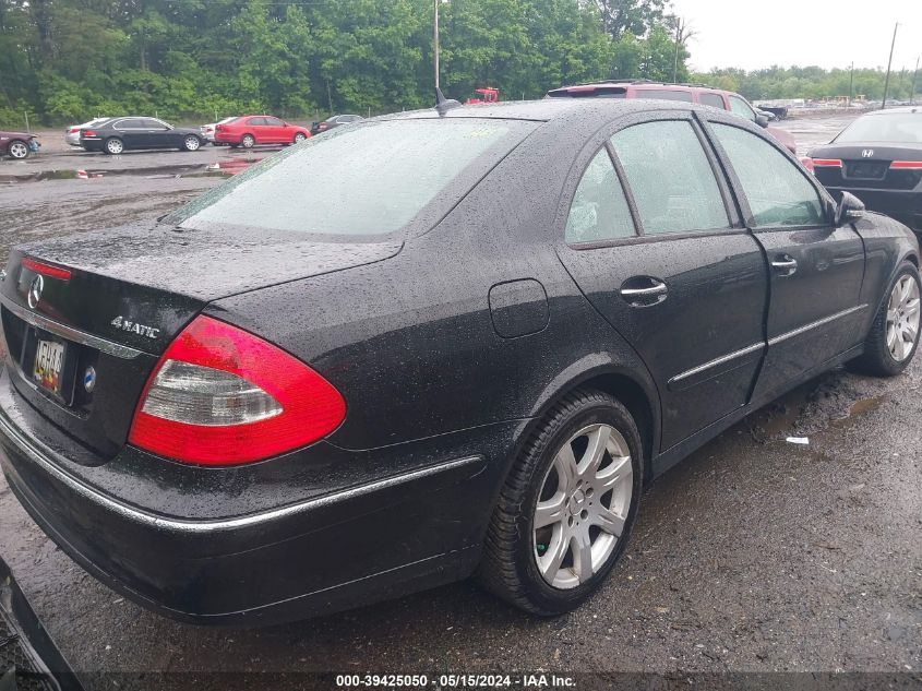 2007 Mercedes-Benz E 350 4Matic VIN: WDBUF87XX7X211255 Lot: 39425050