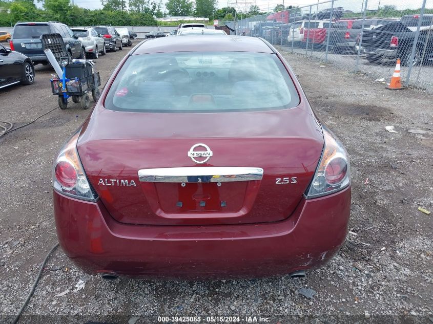 2010 Nissan Altima 2.5 S VIN: 1N4AL2APXAC142252 Lot: 39425085