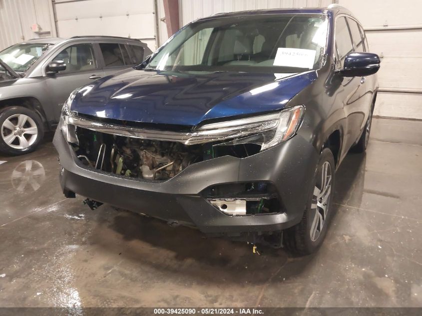 2016 Honda Pilot Touring VIN: 5FNYF6H90GB099275 Lot: 39425090