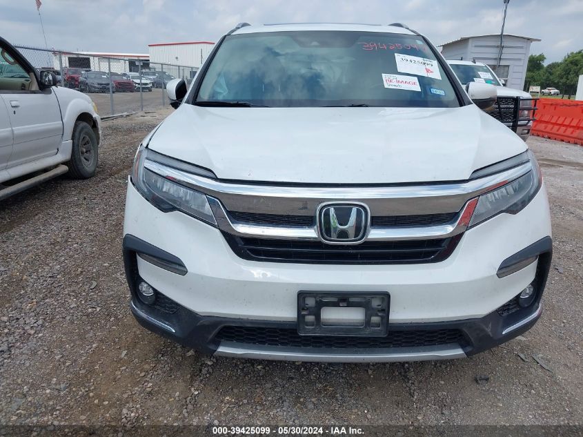 2021 Honda Pilot 2Wd Touring 8 Passenger VIN: 5FNYF5H92MB026379 Lot: 39425099