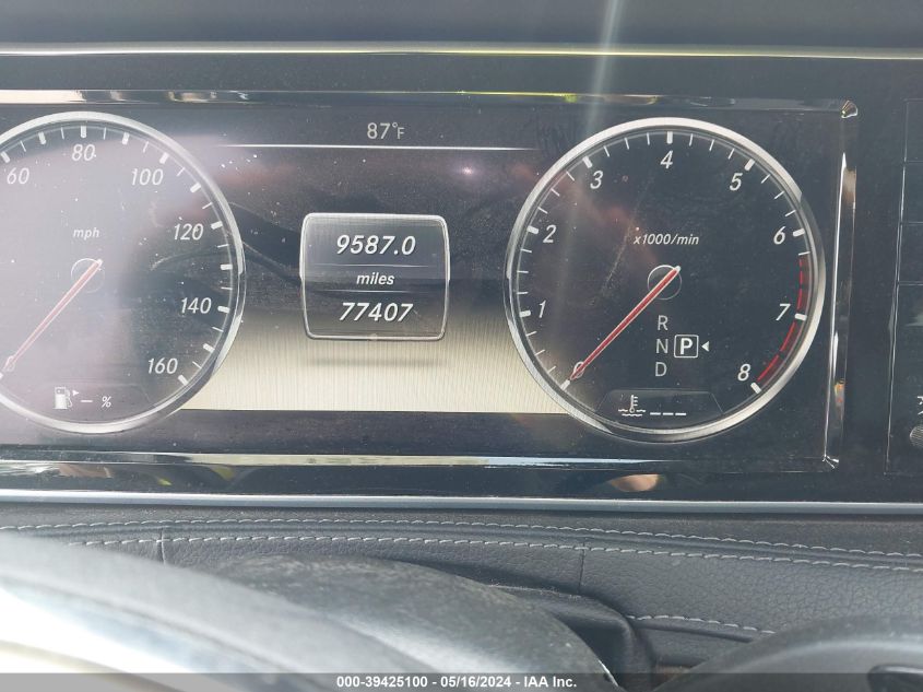 2014 Mercedes-Benz S 550 VIN: WDDUG8CBXEA006677 Lot: 39425100