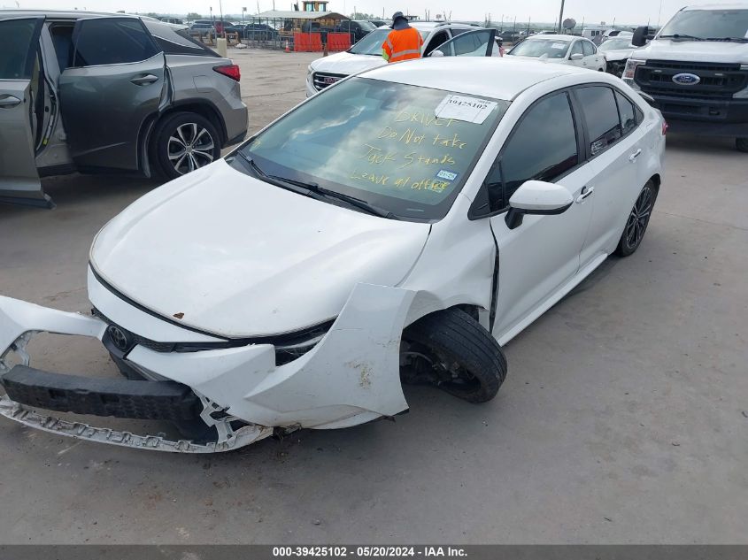 2020 Toyota Corolla Le VIN: 5YFEPRAE0LP037012 Lot: 39425102