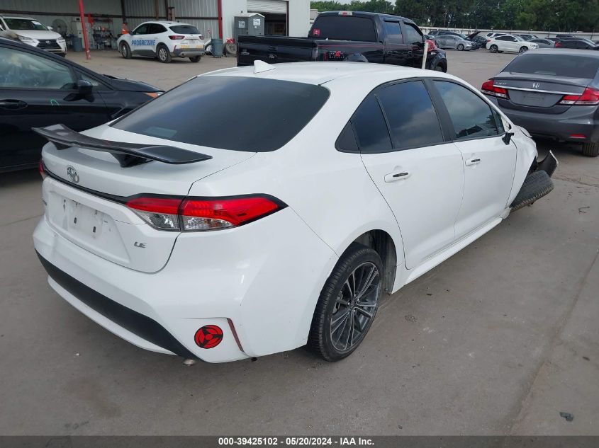 2020 Toyota Corolla Le VIN: 5YFEPRAE0LP037012 Lot: 39425102