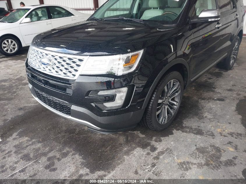 2016 Ford Explorer Platinum VIN: 1FM5K8HT1GGD24066 Lot: 39425124