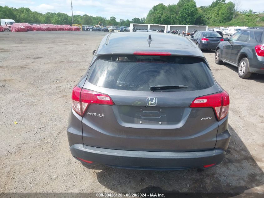 2018 Honda Hr-V Ex VIN: 3CZRU6H55JM719476 Lot: 39425125