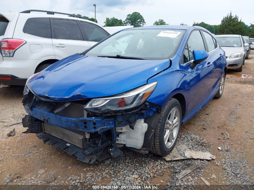 2017 Chevrolet Cruze Lt Manual VIN: 3G1BD6SMXHS564395 Lot: 39425155