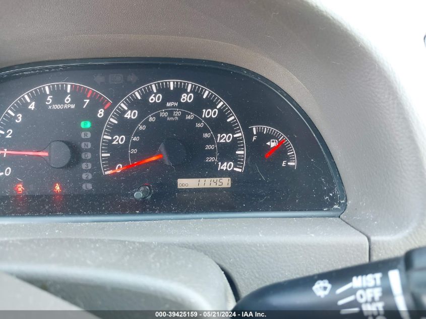 2005 Toyota Camry Le VIN: 4T1BE32K35U630634 Lot: 39425159