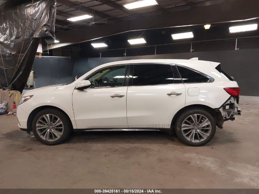 2018 Acura Mdx Technology Package Acurawatch Plus Pkg VIN: 5J8YD4H54JL009722 Lot: 39425161