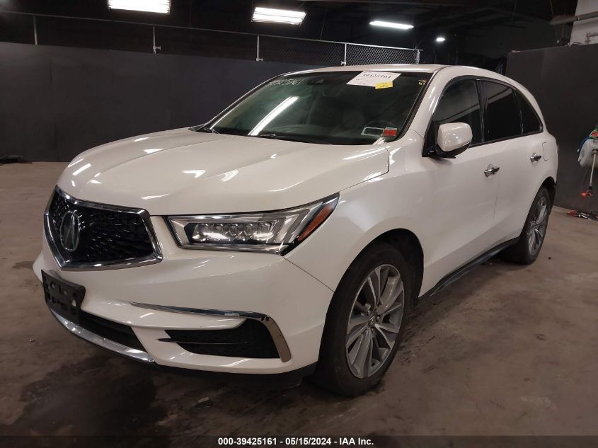 2018 Acura Mdx Technology Package Acurawatch Plus Pkg VIN: 5J8YD4H54JL009722 Lot: 39425161