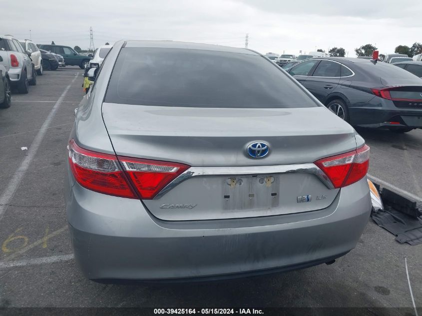 2017 Toyota Camry Hybrid Hybrid/Le/Xle/Se VIN: 4T1BD1FK9HU216411 Lot: 39425164