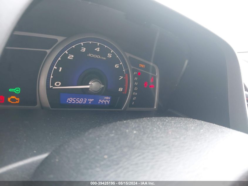 2009 Honda Civic Lx VIN: 2HGFA16519H527460 Lot: 39425195