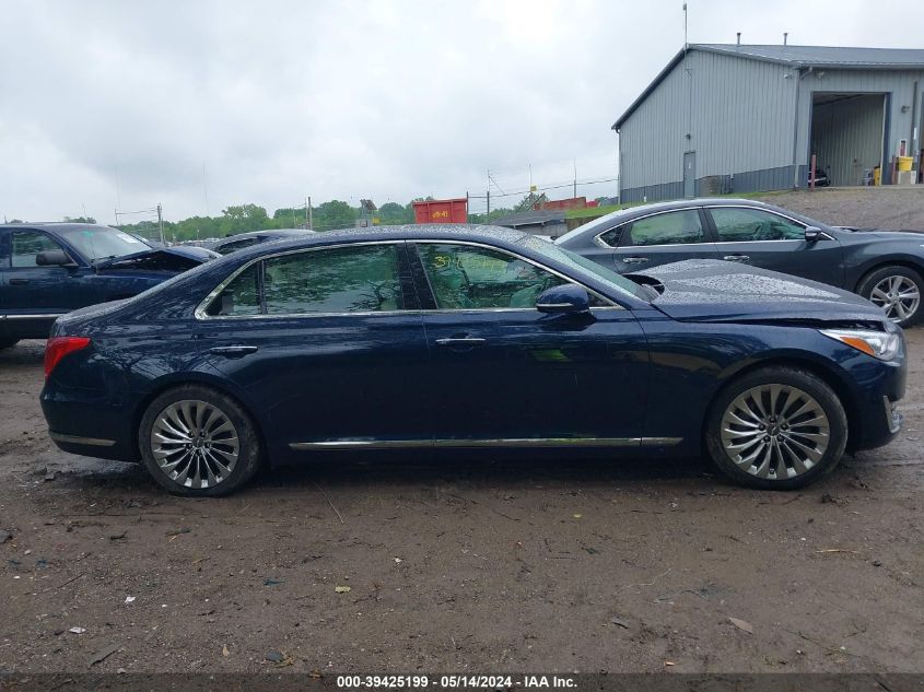 2019 Genesis G90 3.3T Premium VIN: KMTF34JA5KU053578 Lot: 39425199