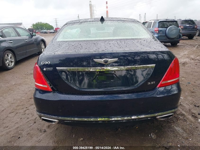 2019 Genesis G90 3.3T Premium VIN: KMTF34JA5KU053578 Lot: 39425199