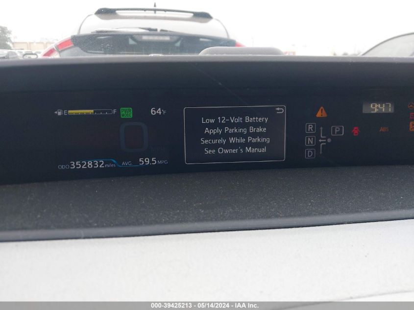 2016 Toyota Prius Three VIN: JTDKARFU2G3514705 Lot: 39425213