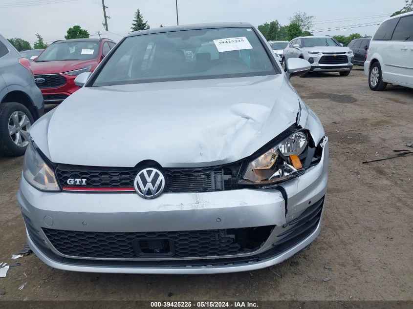 2015 VOLKSWAGEN GOLF GTI 2.0T SE 4-DOOR - 3VW4T7AU2FM088216