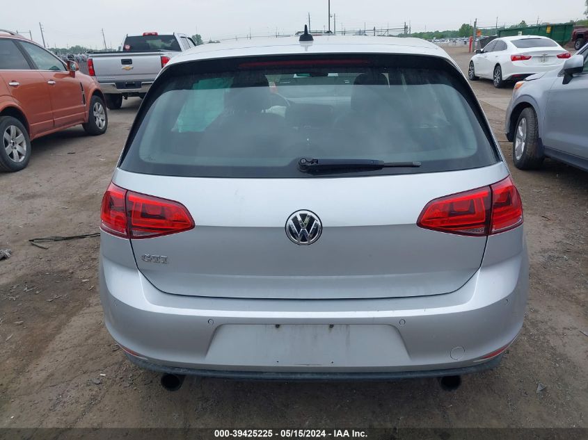 2015 VOLKSWAGEN GOLF GTI 2.0T SE 4-DOOR - 3VW4T7AU2FM088216