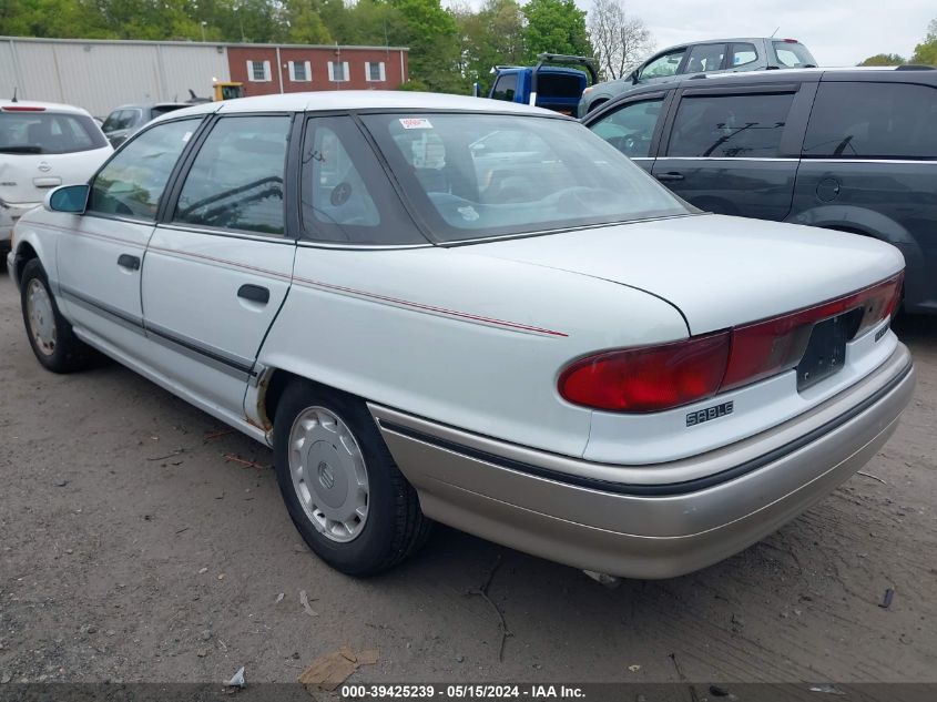 1992 Mercury Sable Gs VIN: 1MECM50U5NA640061 Lot: 39425239