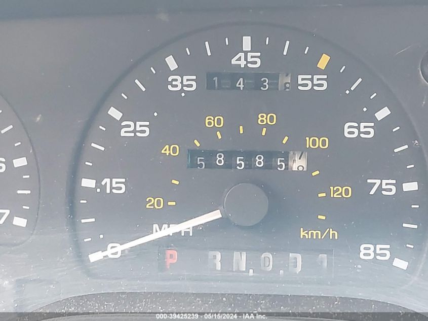 1992 Mercury Sable Gs VIN: 1MECM50U5NA640061 Lot: 39425239