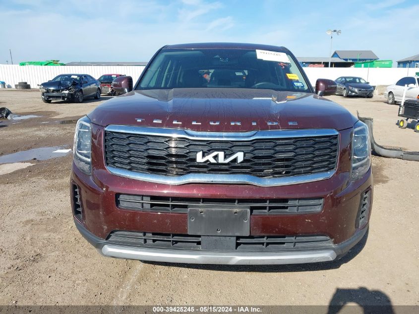 2022 Kia Telluride Lx VIN: 5XYP2DHC8NG203993 Lot: 39425245