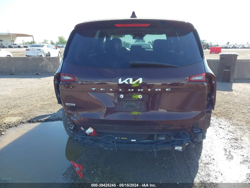 2022 Kia Telluride Lx VIN: 5XYP2DHC8NG203993 Lot: 39425245