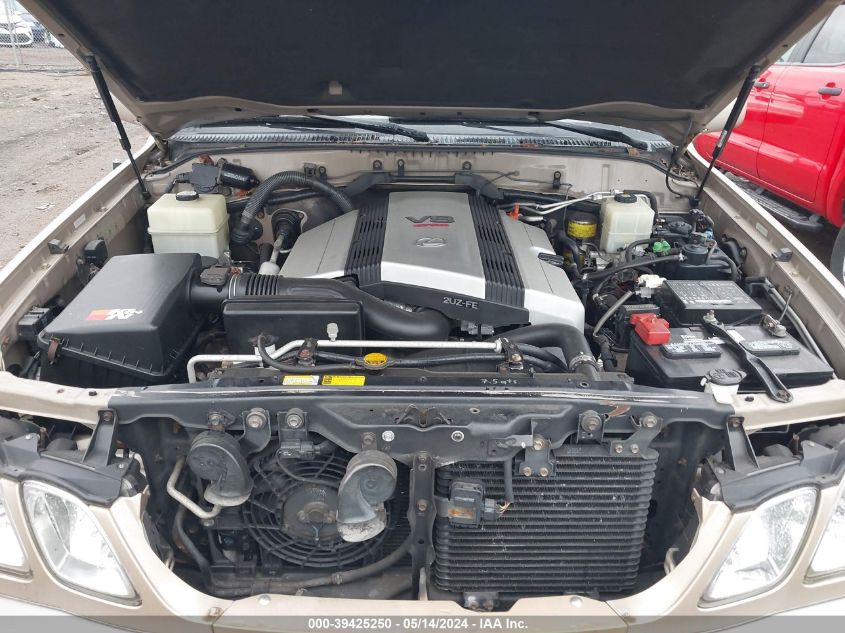 1999 Lexus Lx 470 VIN: JT6HT00W5X0067628 Lot: 39425250