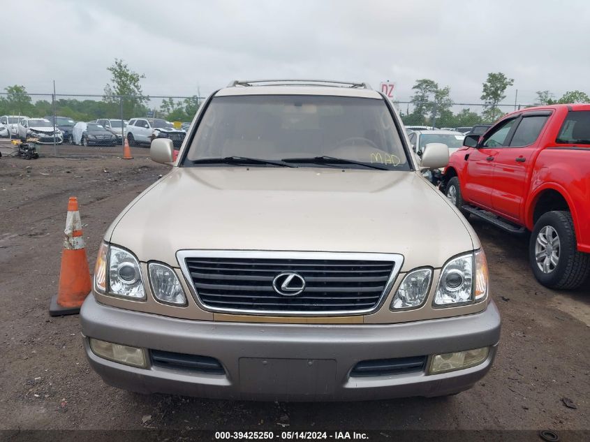 1999 Lexus Lx 470 VIN: JT6HT00W5X0067628 Lot: 39425250