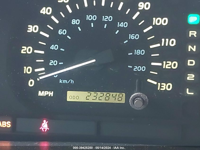 1999 Lexus Lx 470 VIN: JT6HT00W5X0067628 Lot: 39425250