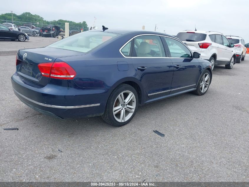 2012 Volkswagen Passat 2.0L Tdi Se VIN: 1VWBN7A31CC078282 Lot: 39425253