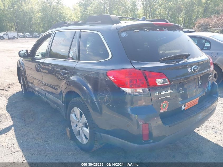 2011 Subaru Outback 2.5I Limited VIN: 4S4BRBKC5B3347502 Lot: 39425255