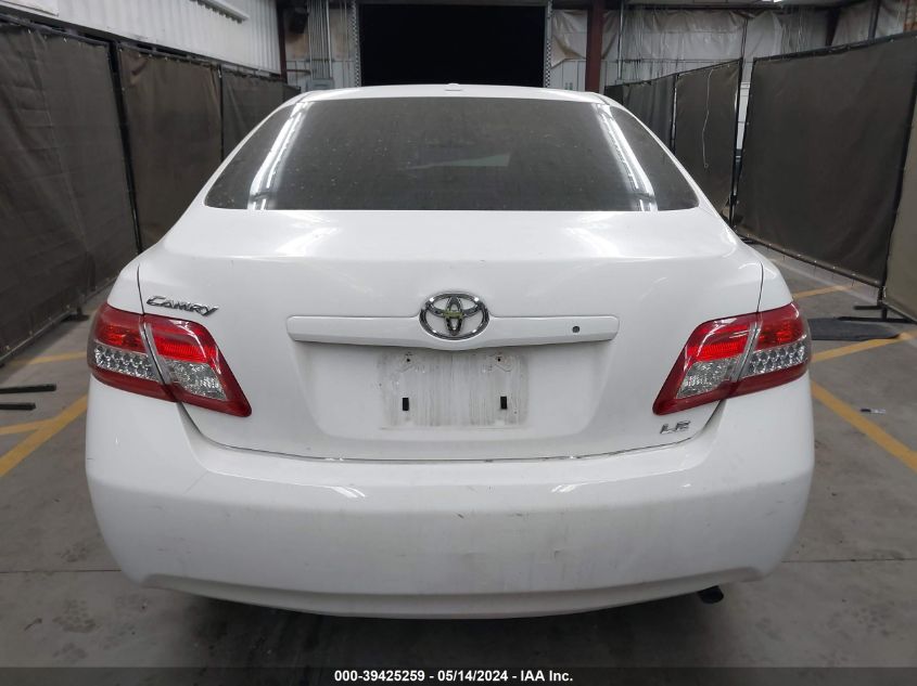 2010 Toyota Camry Le VIN: 4T4BF3EK8AR051356 Lot: 39425259