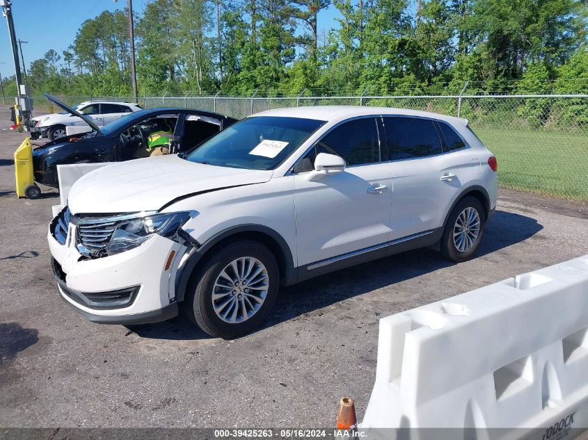 2017 Lincoln Mkx Select VIN: 2LMPJ6KR3HBL52221 Lot: 39425263