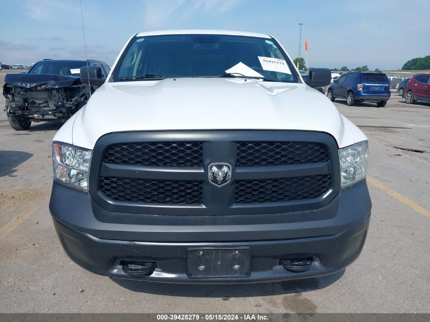 2019 Ram 1500 Classic Tradesman Quad Cab 4X4 6'4 Box VIN: 1C6RR7FG5KS626314 Lot: 39425279