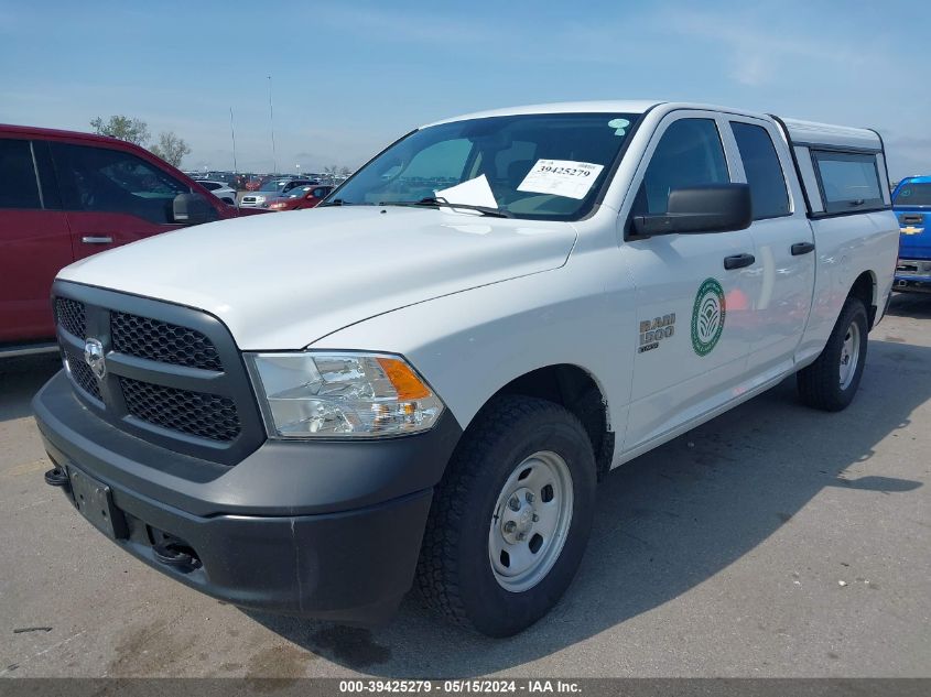 2019 Ram 1500 Classic Tradesman Quad Cab 4X4 6'4 Box VIN: 1C6RR7FG5KS626314 Lot: 39425279