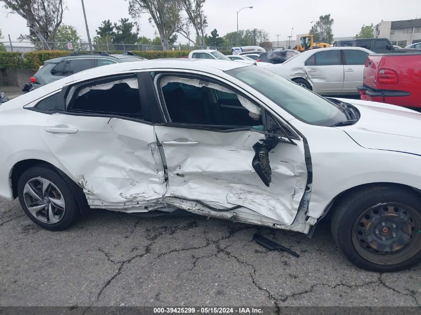 2019 Honda Civic Lx VIN: 19XFC2F62KE202910 Lot: 39425299