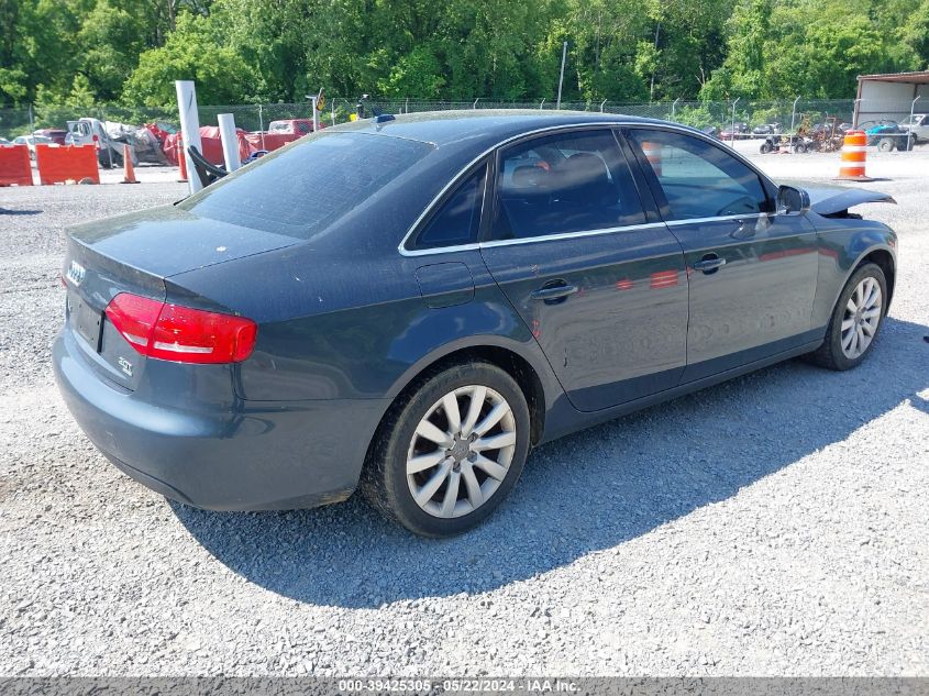 2010 Audi A4 2.0T Premium VIN: WAUFFAFL3AN065166 Lot: 39425305