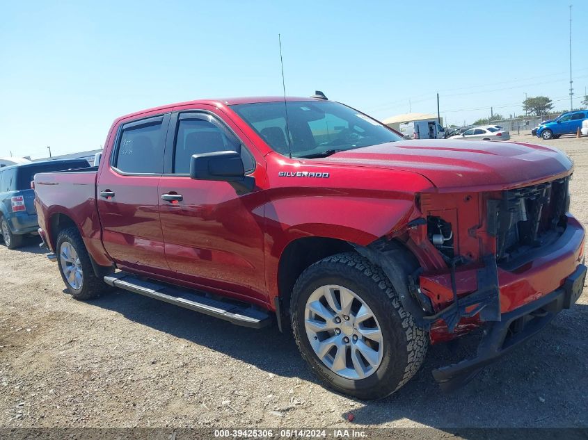 2021 Chevrolet Silverado 1500 2Wd Short Bed Custom VIN: 3GCPWBEH4MG171813 Lot: 39425306