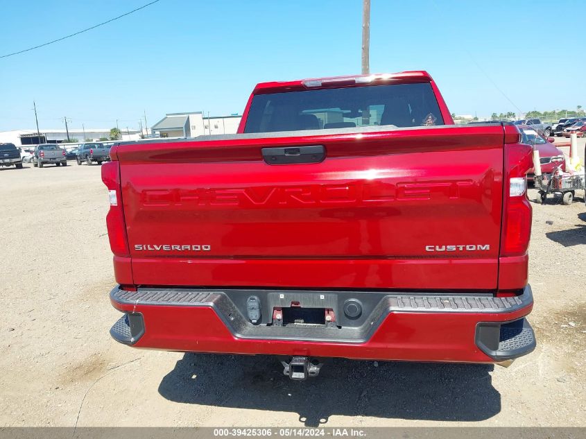 2021 Chevrolet Silverado 1500 2Wd Short Bed Custom VIN: 3GCPWBEH4MG171813 Lot: 39425306