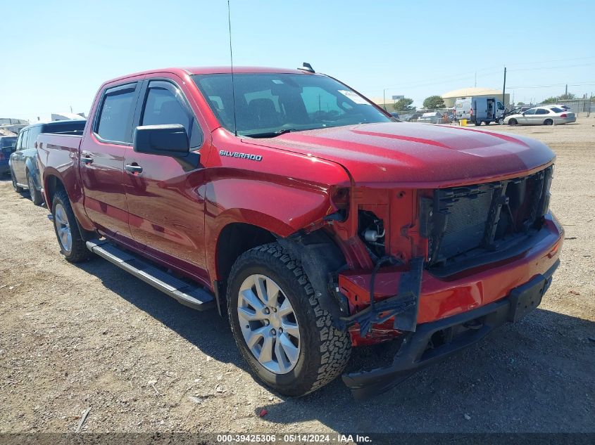 2021 Chevrolet Silverado 1500 2Wd Short Bed Custom VIN: 3GCPWBEH4MG171813 Lot: 39425306