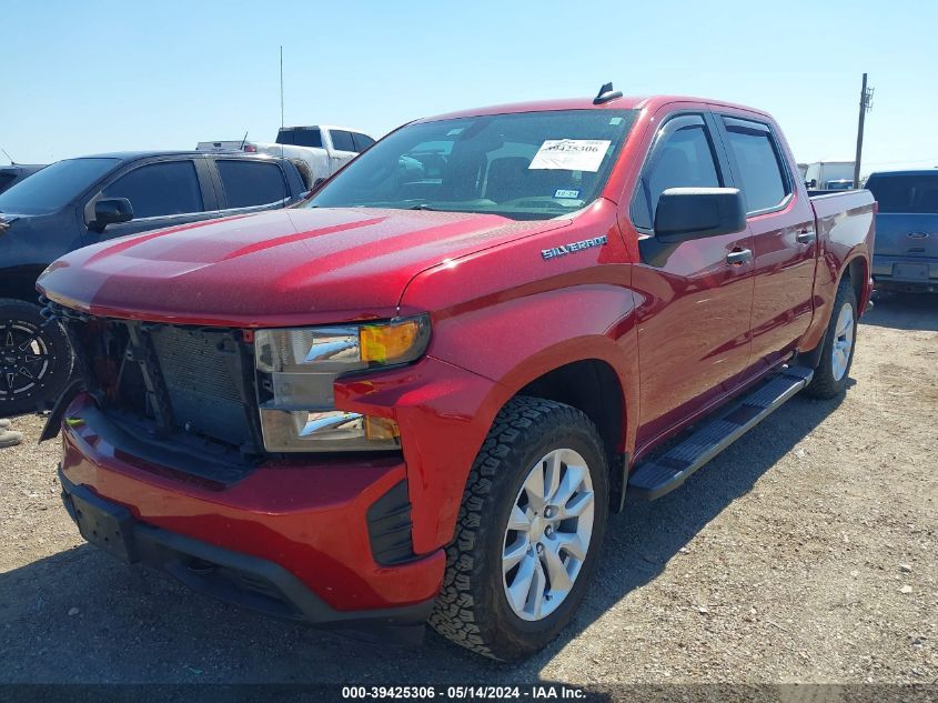 2021 Chevrolet Silverado 1500 2Wd Short Bed Custom VIN: 3GCPWBEH4MG171813 Lot: 39425306