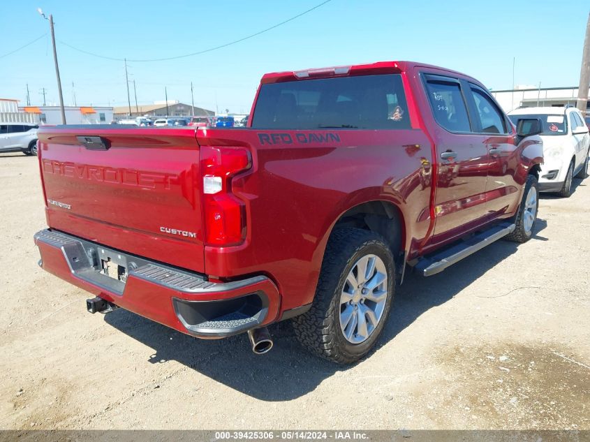 2021 Chevrolet Silverado 1500 2Wd Short Bed Custom VIN: 3GCPWBEH4MG171813 Lot: 39425306